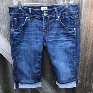 Hudson Denim Palerme Knee Cuffed Short